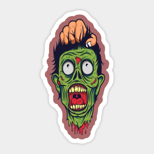 Zombie Sticker by Febriandwi